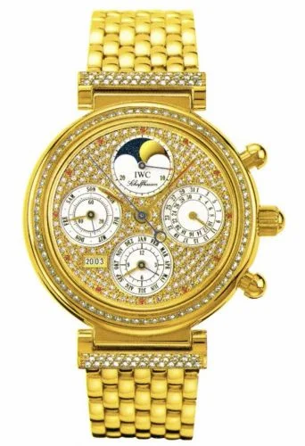 IWC Da Vinci Perpetual Yellow Gold / Diamond / Paved / French IW9253-08 (IW925308)
